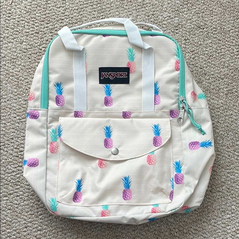 Unisex Jansport Neon Pineapple Print Backpack